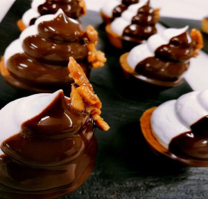 Chocolate Coated Mallow Tart