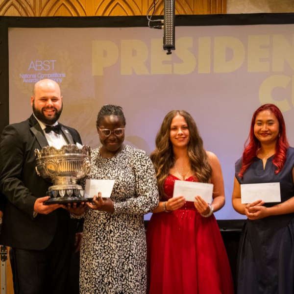 Aisha Bakare from Tameside College. Winner of the Presidents Cup for the National Loaf and fondant fancies. Photo: Courtesy of ABST